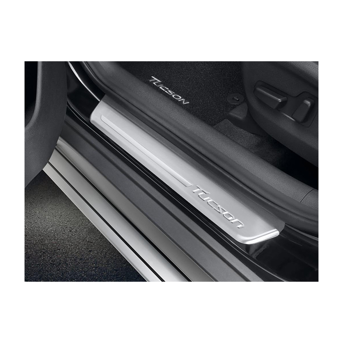 Hyundai Tucson (2015 - 2020) sill trims stainless steel (4 pieces)