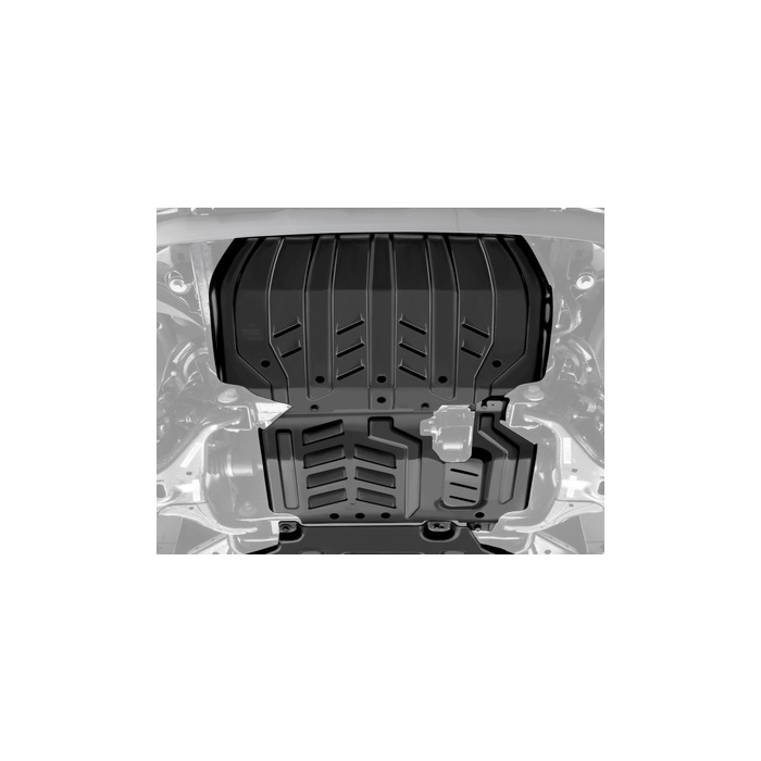 Ford Ranger (02/2019 - ..) Metalloproduktsia bodemplaat bescherming set voor motor en radiateur, staal