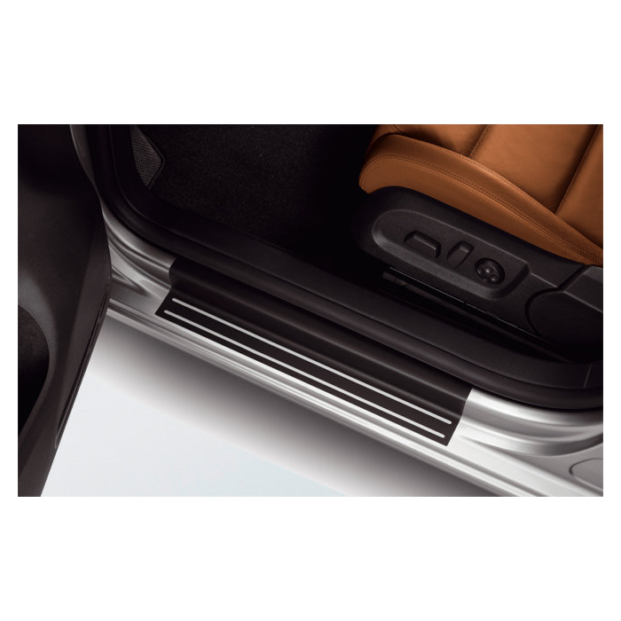 Volkswagen Golf 6 scuff plates black / silver (5-drs / estate)