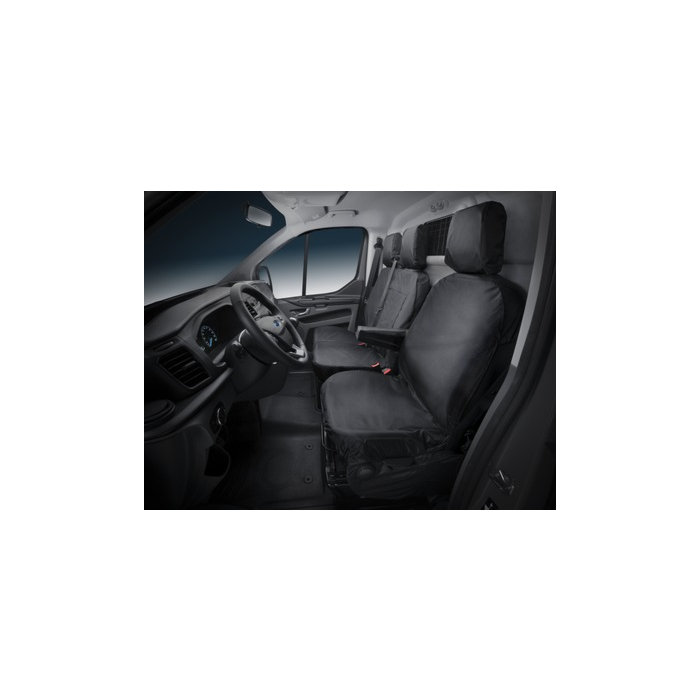 Ford Transit (01/2014 - ..) / Transit Custom (08/2012 - 09/2023) seat cover for driver's seat, black