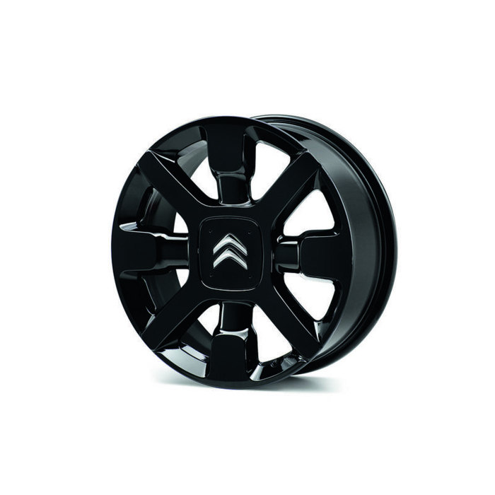 Citroën lichtmetalen velgen set 17" Cross Noir 4-gaats