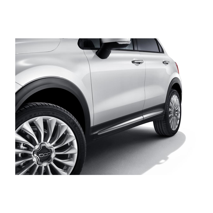 Fiat 500X deursierlijsten gepolijst chroom