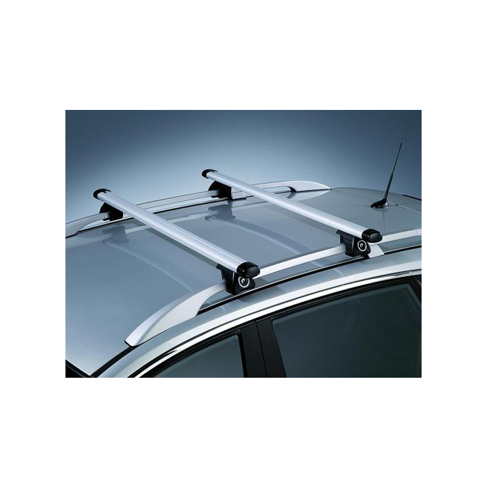 Opel Zafira B roof base carrier aluminium (with roof rails) (2007 - 2011)