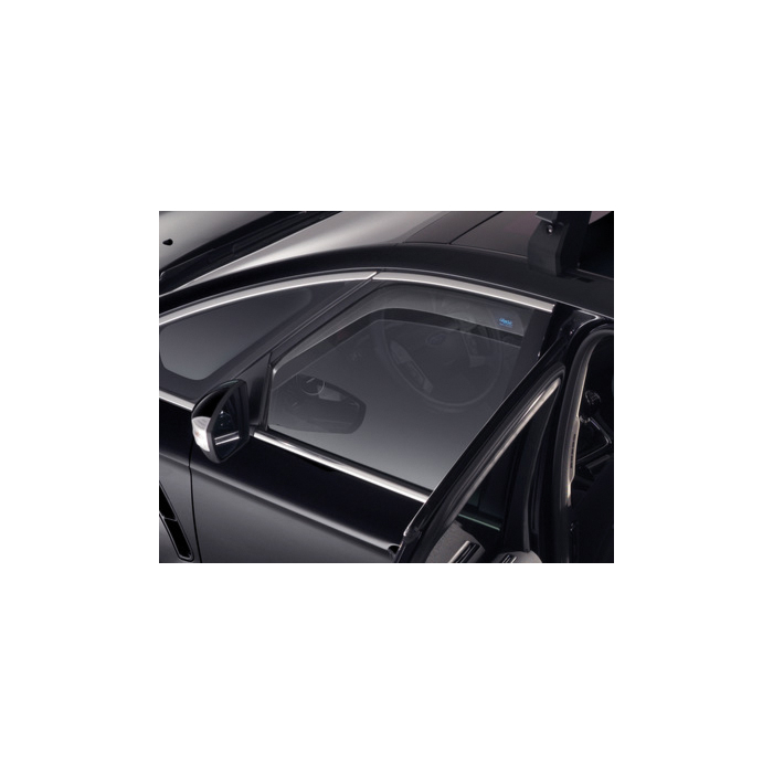 Ford S-MAX 03/2010 - 12/2014 ClimAir, wind deflector for front door windows, light grey
