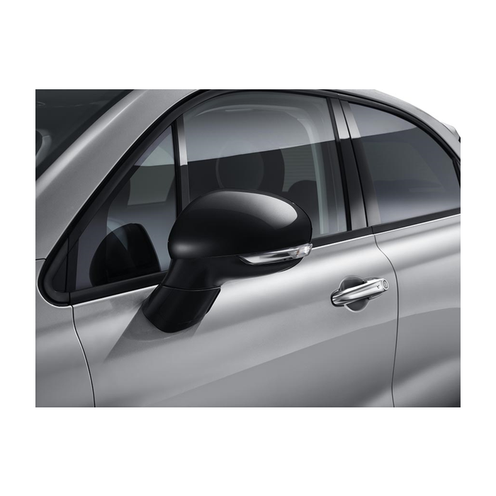 Fiat 500X mirror caps black