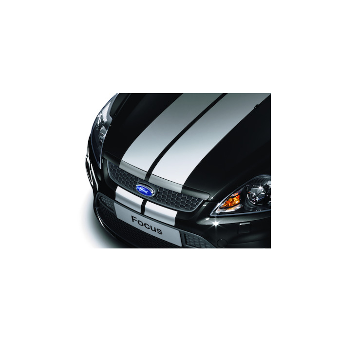 Ford Focus (01/2008 - 12/2010) GT Stripe Set for Hood, White