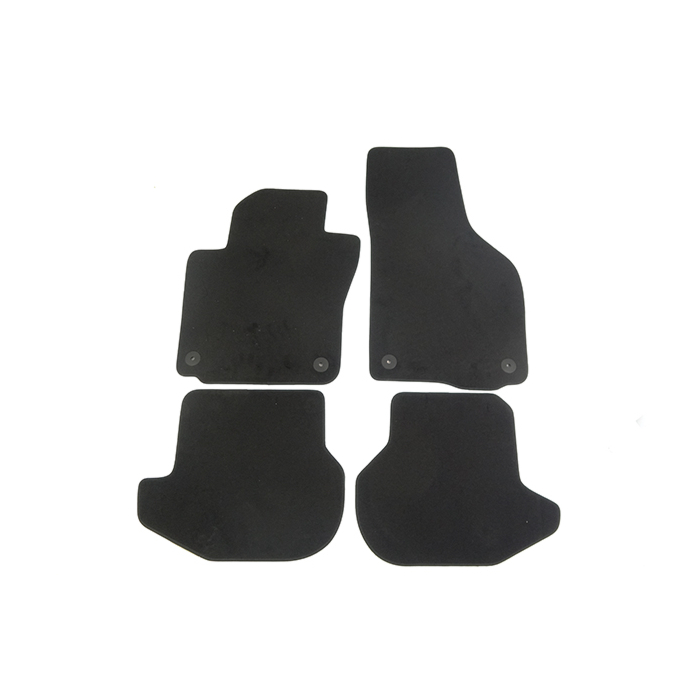 Volkswagen EOS (2006 - 2013) floor mats Premium front antracite with met push button fixing