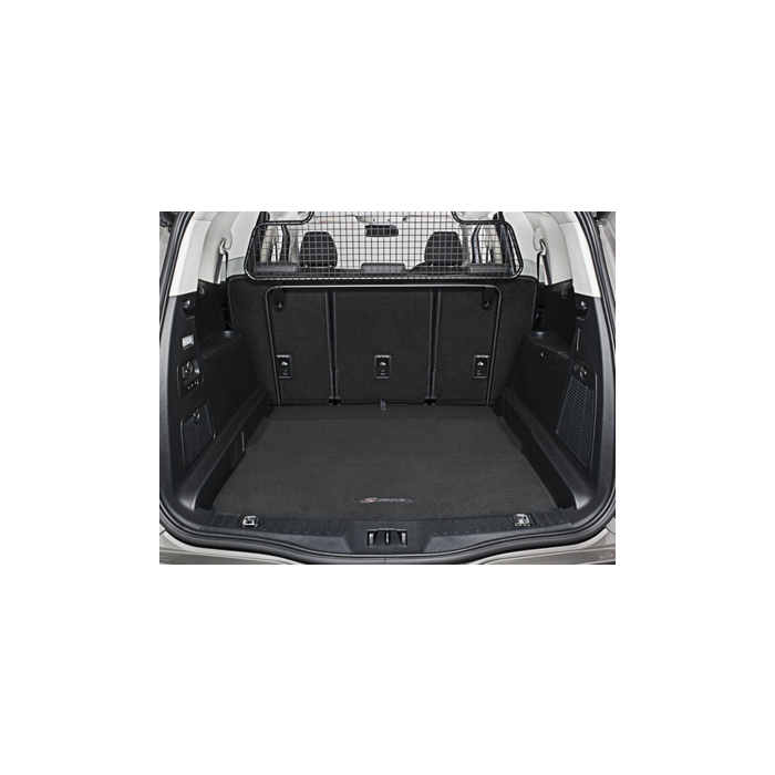 Ford S-MAX (05/2015 - 06/2019) trunk mat black, with S-MAX logo (5-seater)