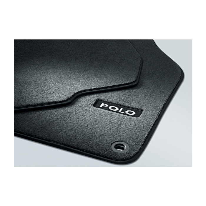 Volkswagen Polo 2005 - 2009 floor mats velor, front and rear