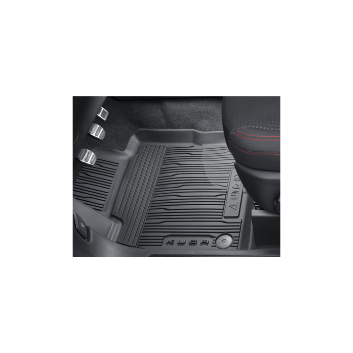 Ford Kuga (12/2019 - ..) floor mats all-weather with raised edges, front, black