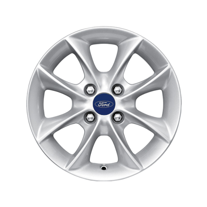 Ford Ka 09/2008 - 2016 alloy wheel 14" 8-spoke design, silver