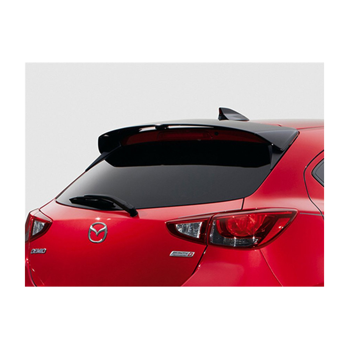 Mazda 2 (2015 - 2023) roof spoiler brilliant black