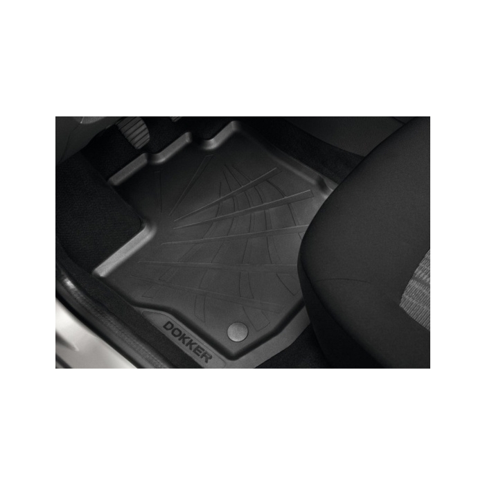 Dacia Dokker floor mats rubber "Novestra" 2 pieces
