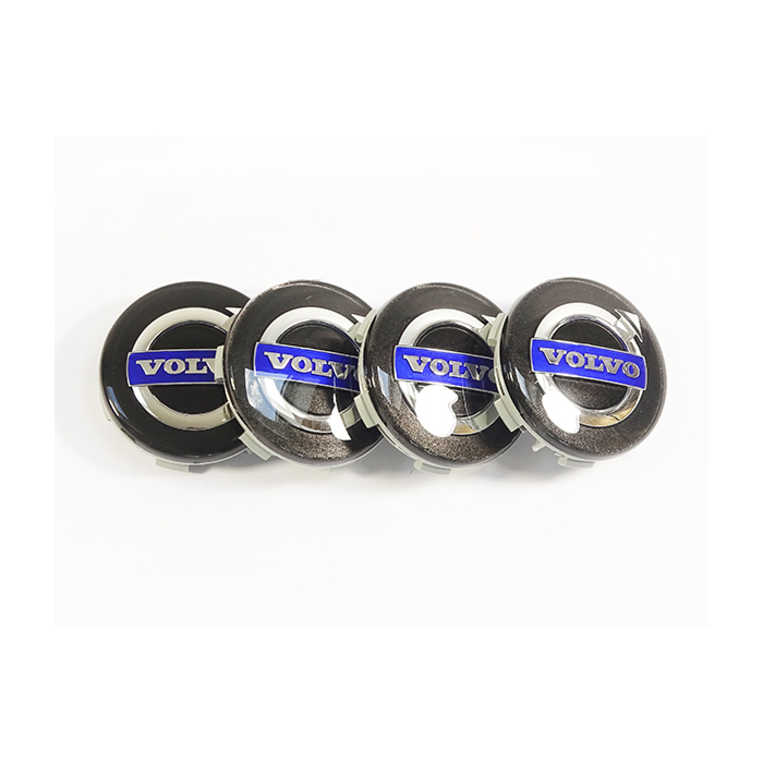 Volvo hub caps, dark grey (set of 4)