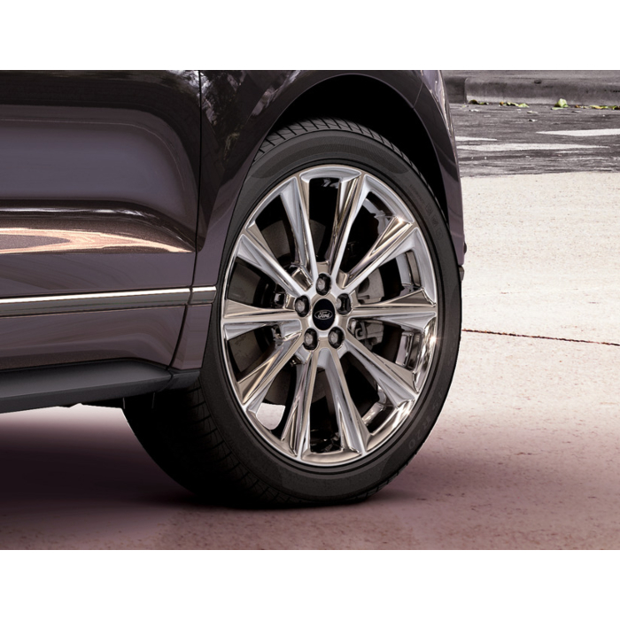 Ford Edge alloy wheel 20" 10-spoke design, polished aluminum