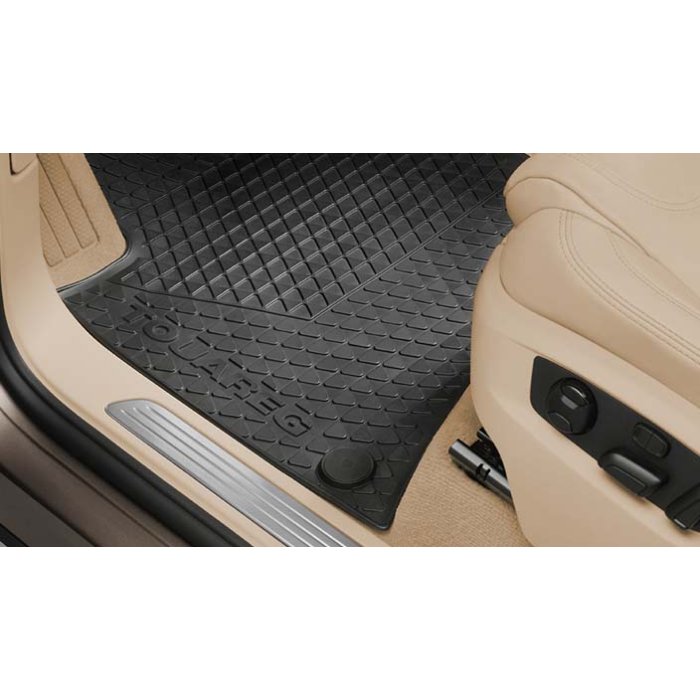 Volkswagen Touareg 2002 - 2010 floor mats rubber, front
