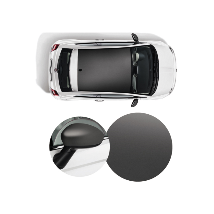 Fiat 500 wrapping pack matt titanium