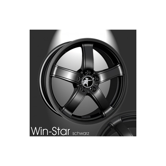 Musketier Peugeot 407 coupé lichtmetalen velg Win-Star 7,5x17 zwart