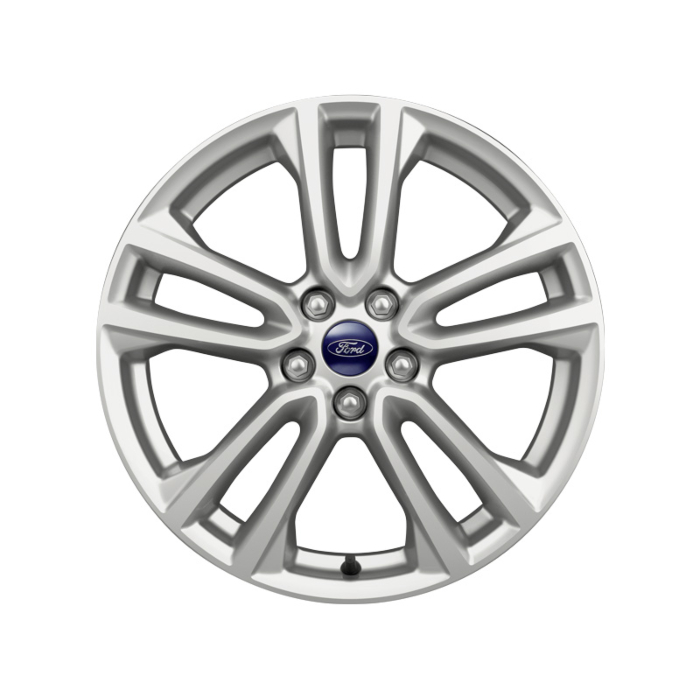 Ford Kuga (11/2012 - 11/2019) lichtmetalen velg 18" 5 x 2-spaaks design, zilver