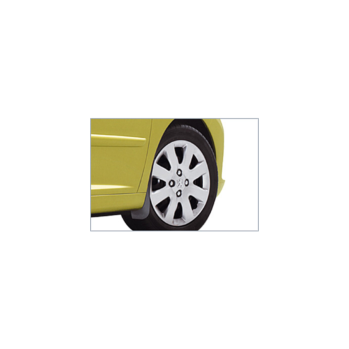 Peugeot 207 mud flaps design front