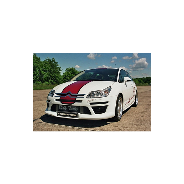 Musketier Citroën C4 2004 - 2010 voorbumper roosters zonder mistlampen