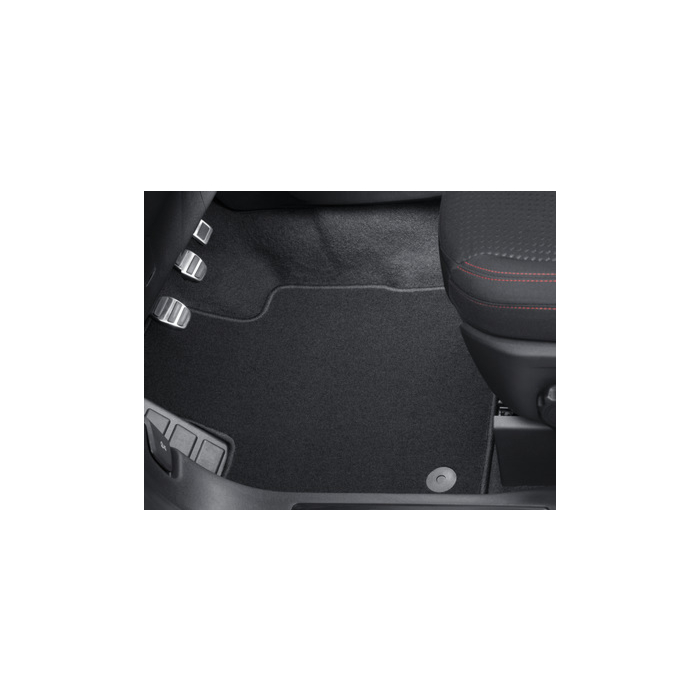 Ford Kuga (12/2019 - ..) floor mats, standard front, black (not for PHEV)