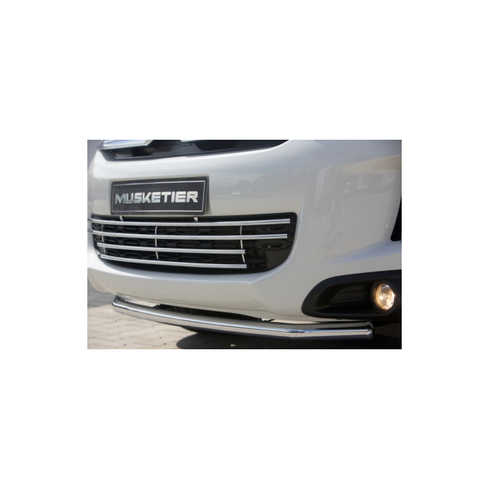 Musketier Citroën C4 Aircross stainless steel-bullbar for CityGuard