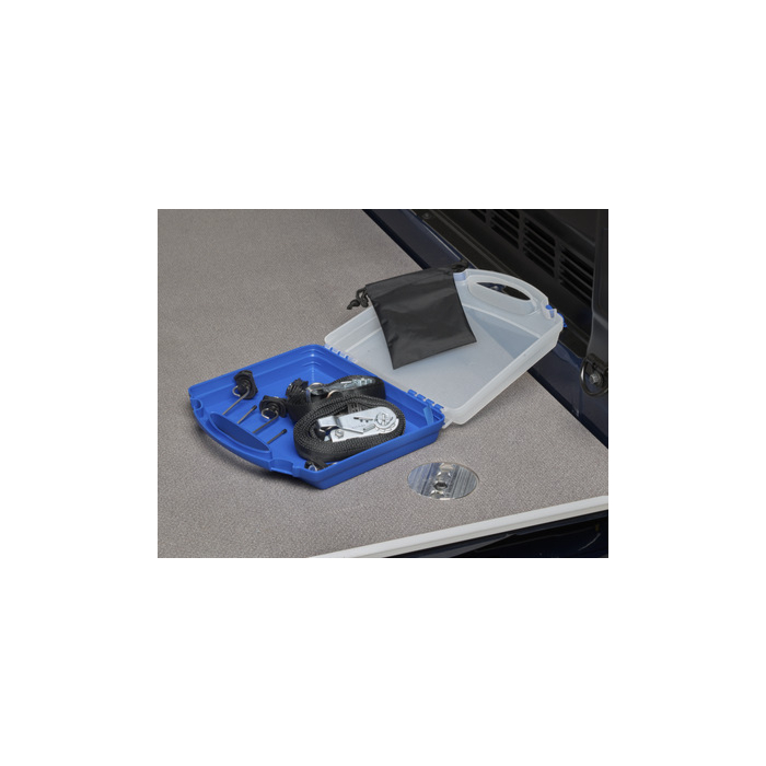 Ford Tourneo / Transit Custom (08/2012 - 09/2023) Cargo securing package In a blue and translucent white box