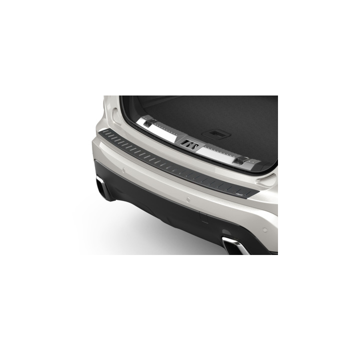 Ford Edge (09/2018 - ..) rear bumper protector, shaped, matte gray