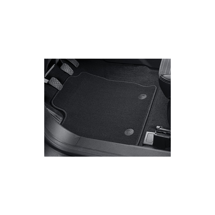 Ford EcoSport (10/2017 - ..) floor mats, standard front and rear, black