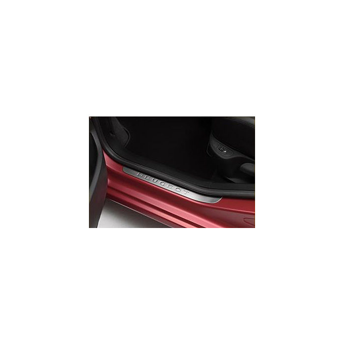 Peugeot scuff plates (stainless steel)