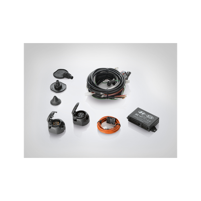 Hyundai i20 3-drs (2012 - 2015) tow bar wiring kit, 7-pole, LHD