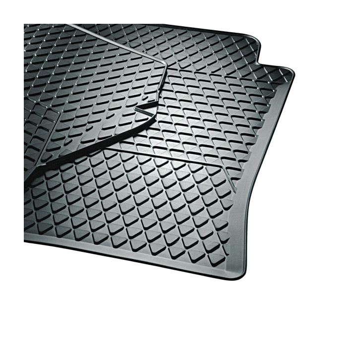 Volkswagen Caddy 2011 - 2015 all-weather floor mats, front (button-fastening)