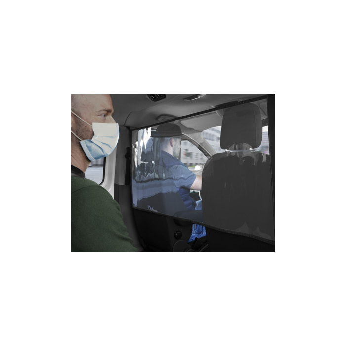 Ford Transit (01/2014 - ..) flexible partition wall protection wall, transparent