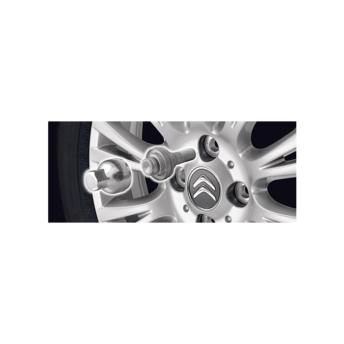 Citroën DS3 (2011 - 2018) locking bolts for steel wheels