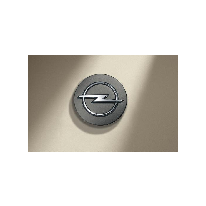 Opel naafkap charcoal met Opel logo 53,5 mm