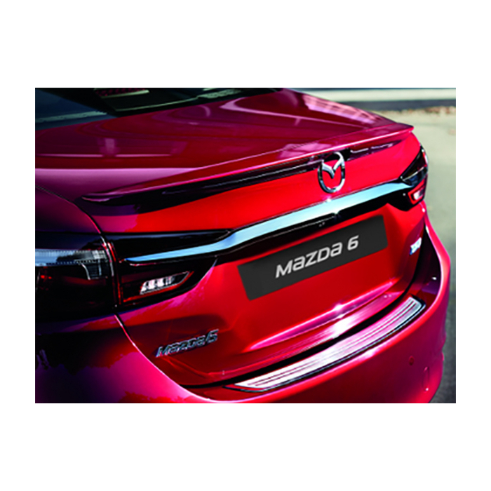 Mazda 6 estate (2018 - ..) rear bumper protection trim stainless steel