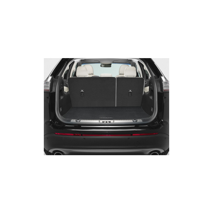 Ford Edge (01/2016 - ..) trunk mat black, with Edge logo