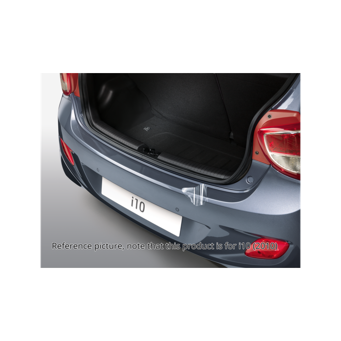 Hyundai i10 (2010 - 2014) rear bumper protection foil, transparent