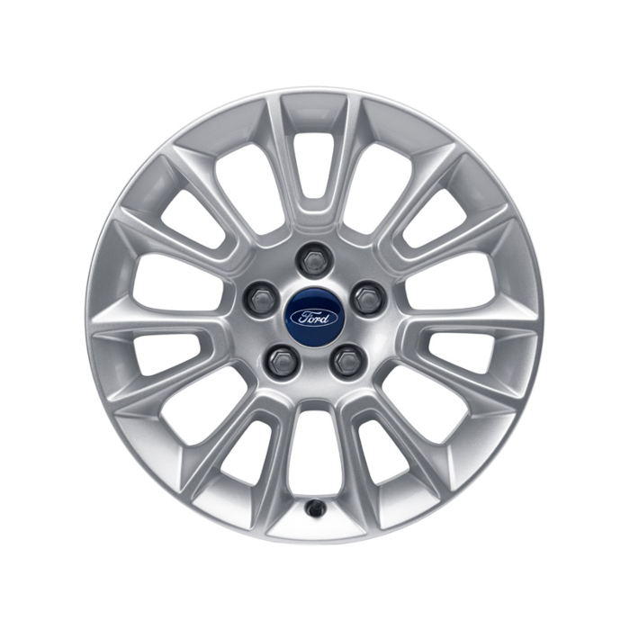Ford alloy wheel 16" 7 x 2-spoke design, Sparkle Silver