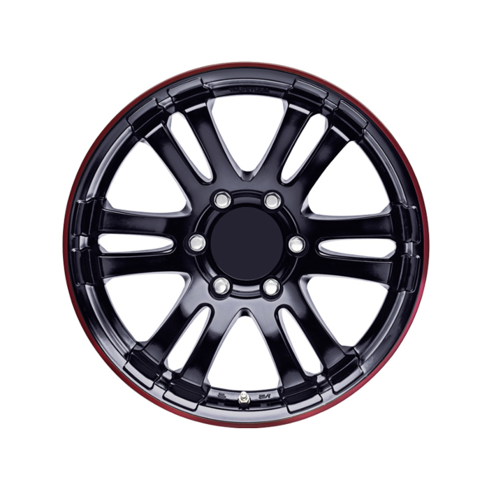 Ford Ranger (2006 - 10/2011) Style-X alloy wheel 18" 6x2-spoke design, matte black