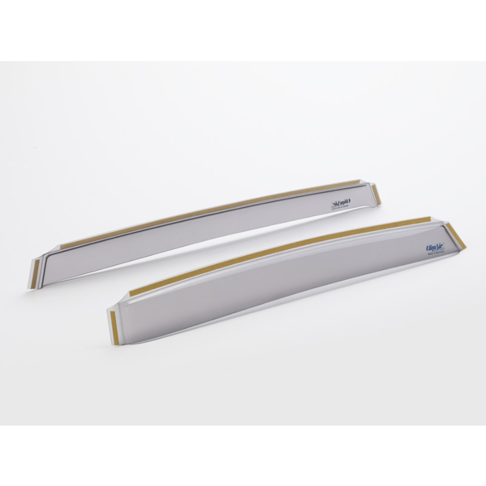 Ford Fiesta 09/2008 - 07/2017 wind deflectors 5-drs rear doors light grey