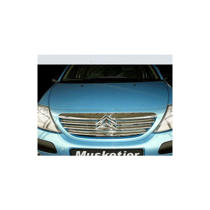 Musketier Citroën C3 2002 - 2005 grill trims for original grill, 8 pieces