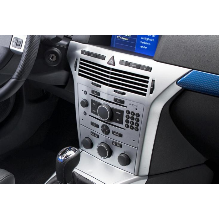 Opel Astra H center console silver 4 switches