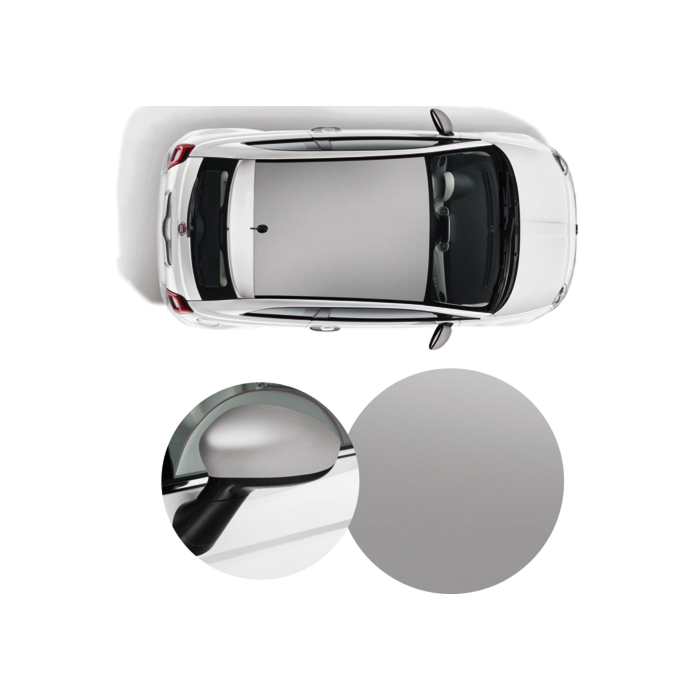 Fiat 500 wrapping pack matt silver