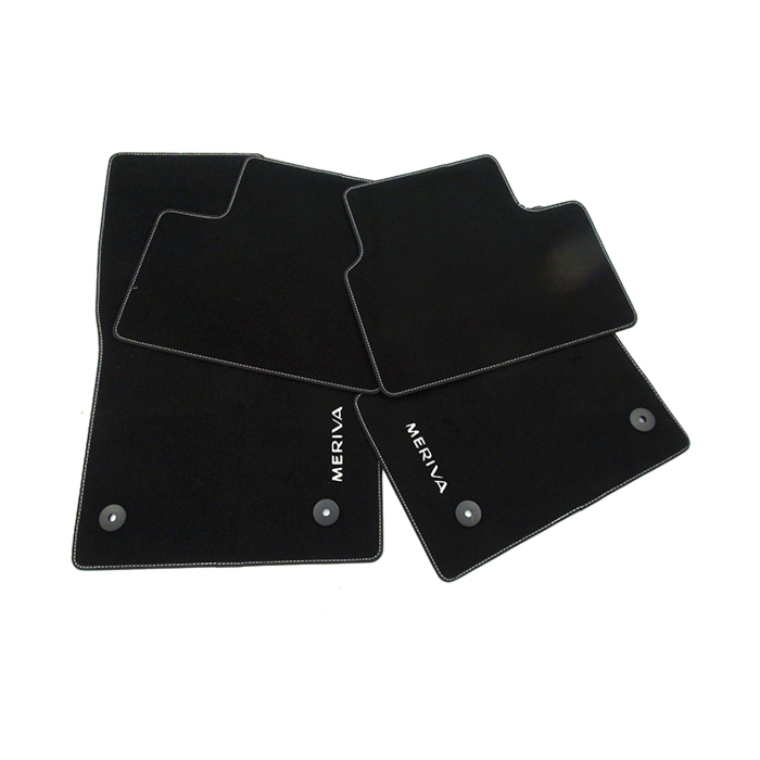 Opel Meriva B floor mats velours Jet Black