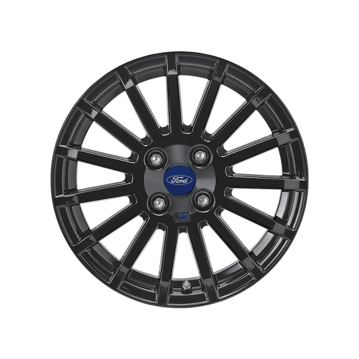 Ford alloy wheel 16" 15-spoke RS design, Panther Black