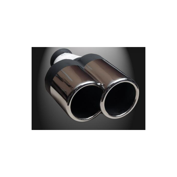 Musketier Citroën C-Crosser/Peugeot 4007 duplex stainless steel exhaust 2xØ101 mm 