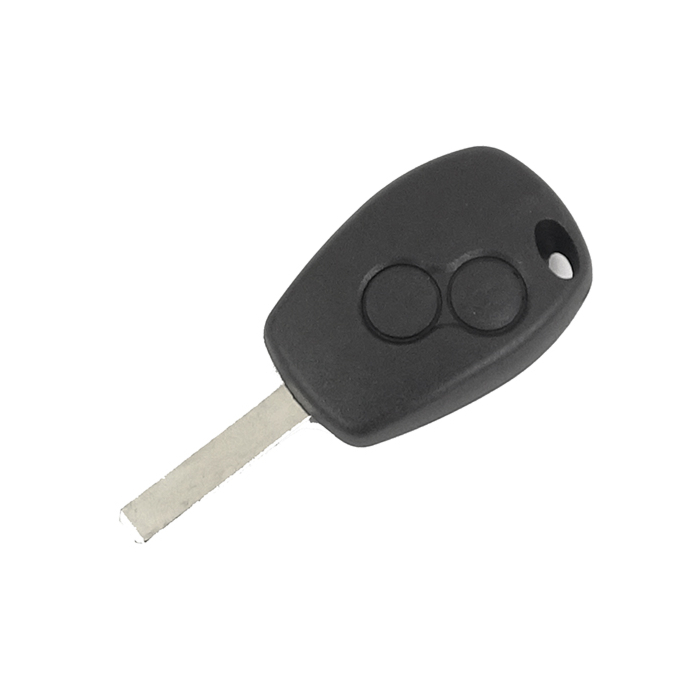 Renault key housing with two buttons (for models with a flate blade)