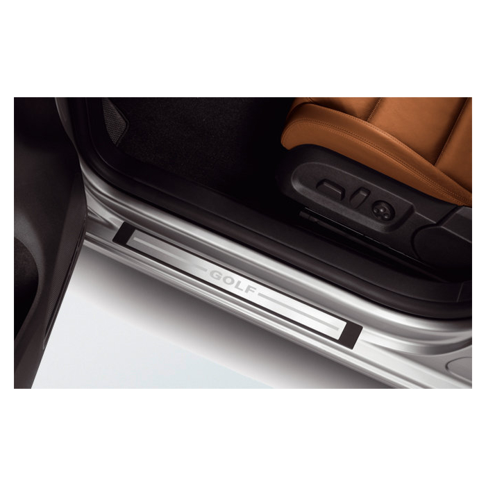 Volkswagen Golf 6 scuff plates stainless steel (5-drs / estate)